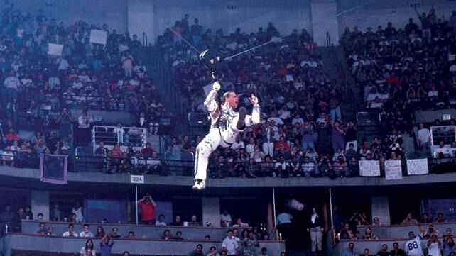 Michaels' legendary entrance at WrestleMania 12